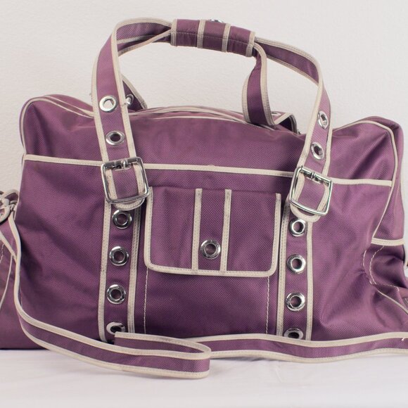 Vintage Isabella Fiore Luggage Travel Bag Y2K 90s 21x9x13 - Picture 1 of 11
